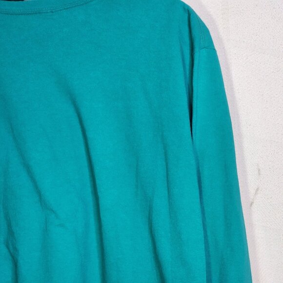 Delta Pro Weight Teal Green It's a Great Day Kindness Revolution LS Cotton Tee L - Picture 9 of 16